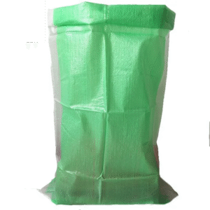 Green label bags empty bags