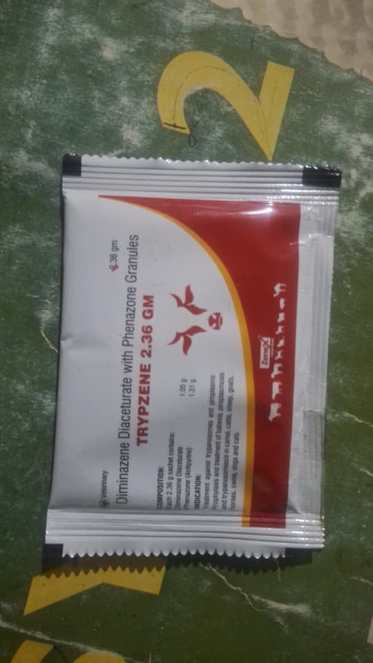 Berinil Sachets-Trypzene Sachets