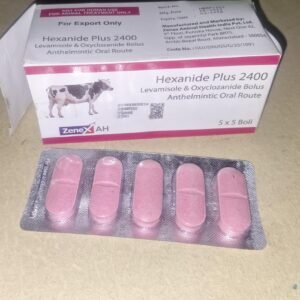 Hexanide Plus 2400 (or Nilzan bolus) tablets