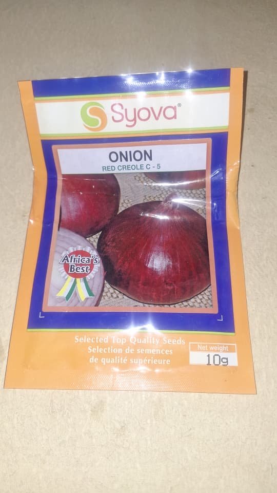 Onion 25g Red Creole Syova